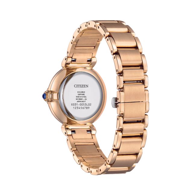 Citizen Eco-Drive Rose Gold Tone Ladies Watch