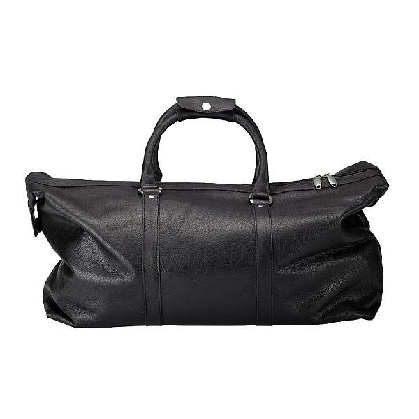 Cudworth Black Leather Weekend Bag