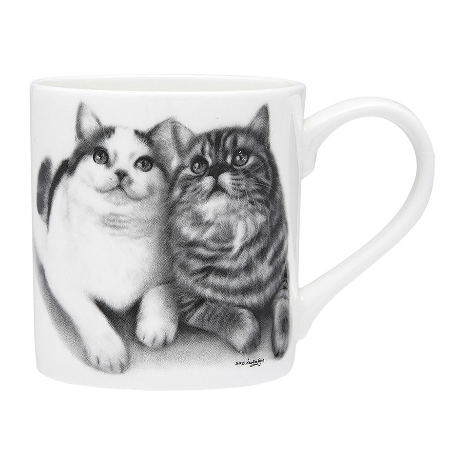 Feline Friends Fixated Friends City Mug