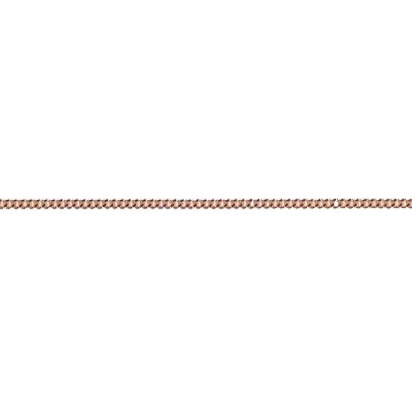 9ct Rose Gold 50cm Curb Chain