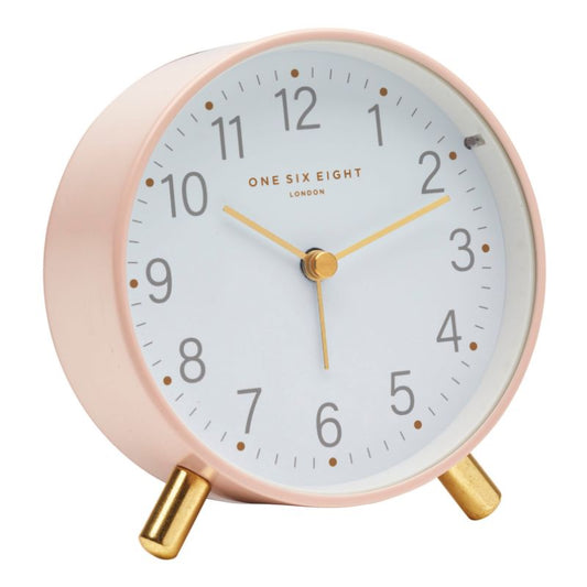 Maisie Blush Silent Alarm Clock