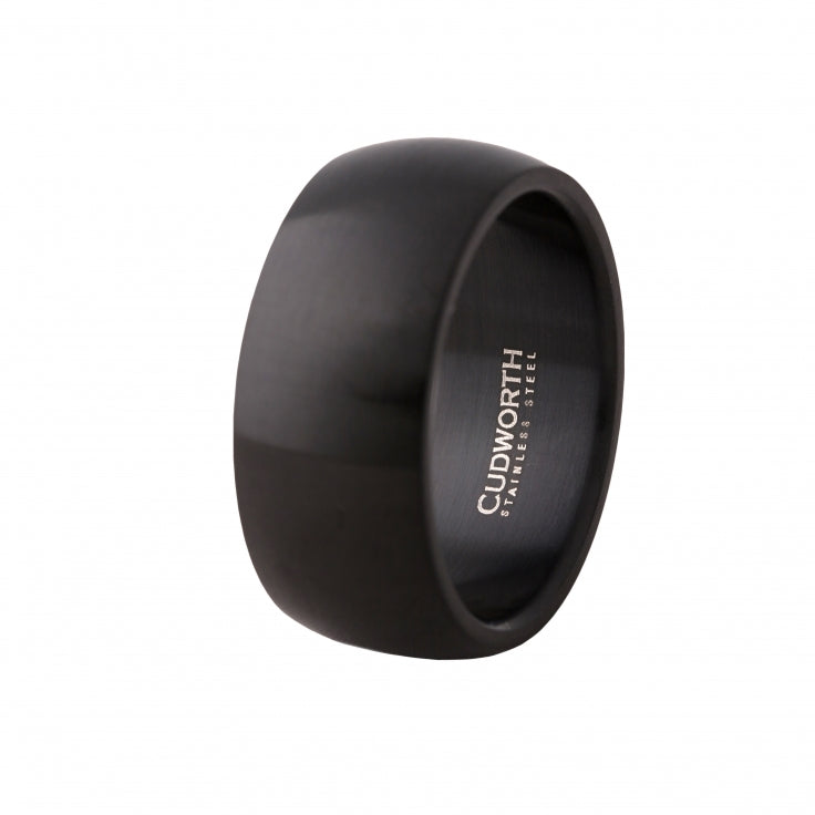 Cudworth IP Black Stainless Steel Gents Ring