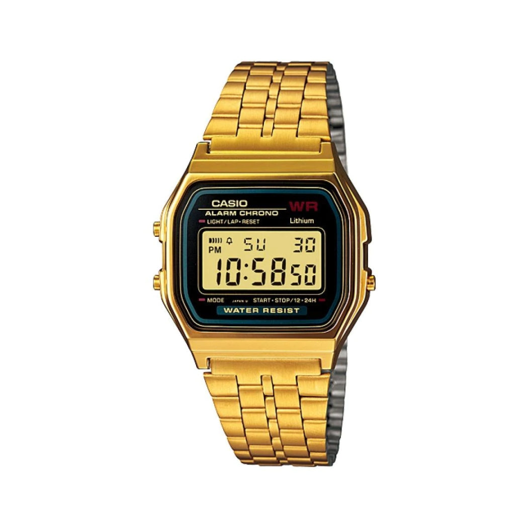 Casio Vintage Digital Gold Tone Gents Watch