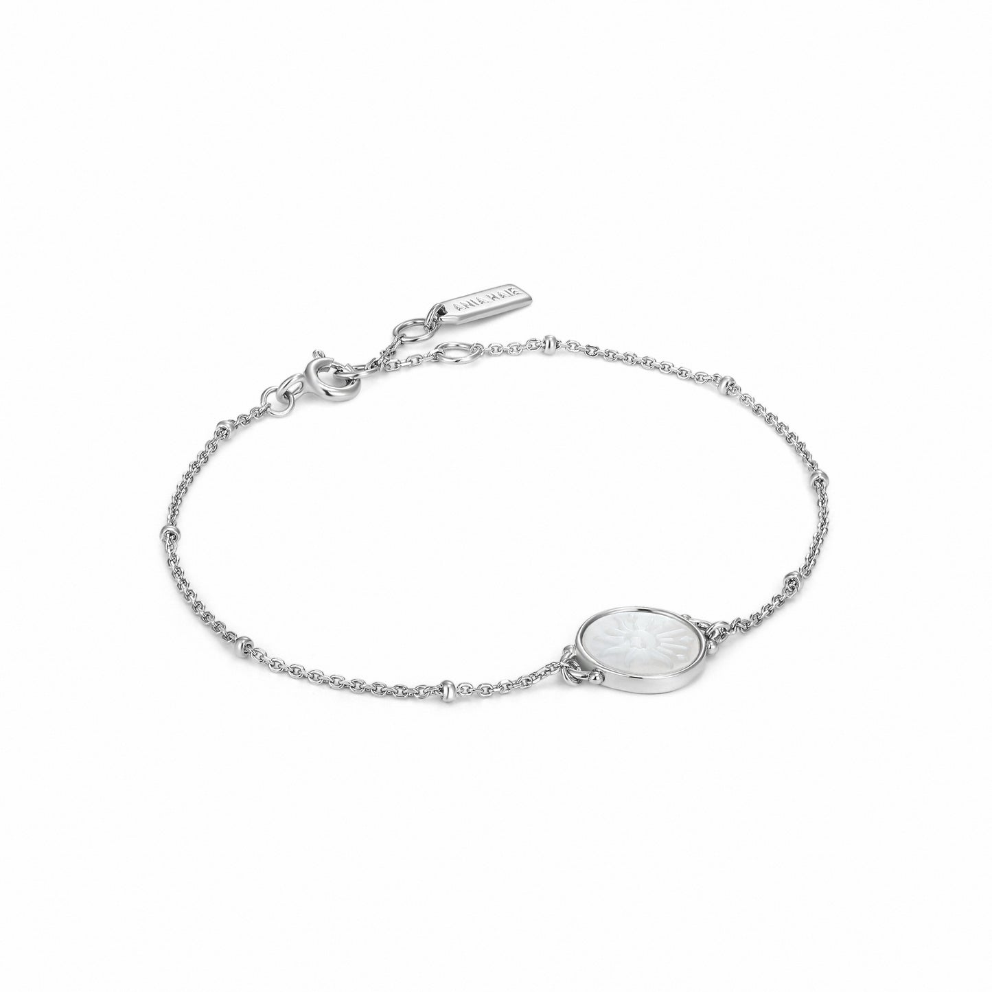 Ania Haie Wild Soul Sunbeam Emblem Silver Bracelet