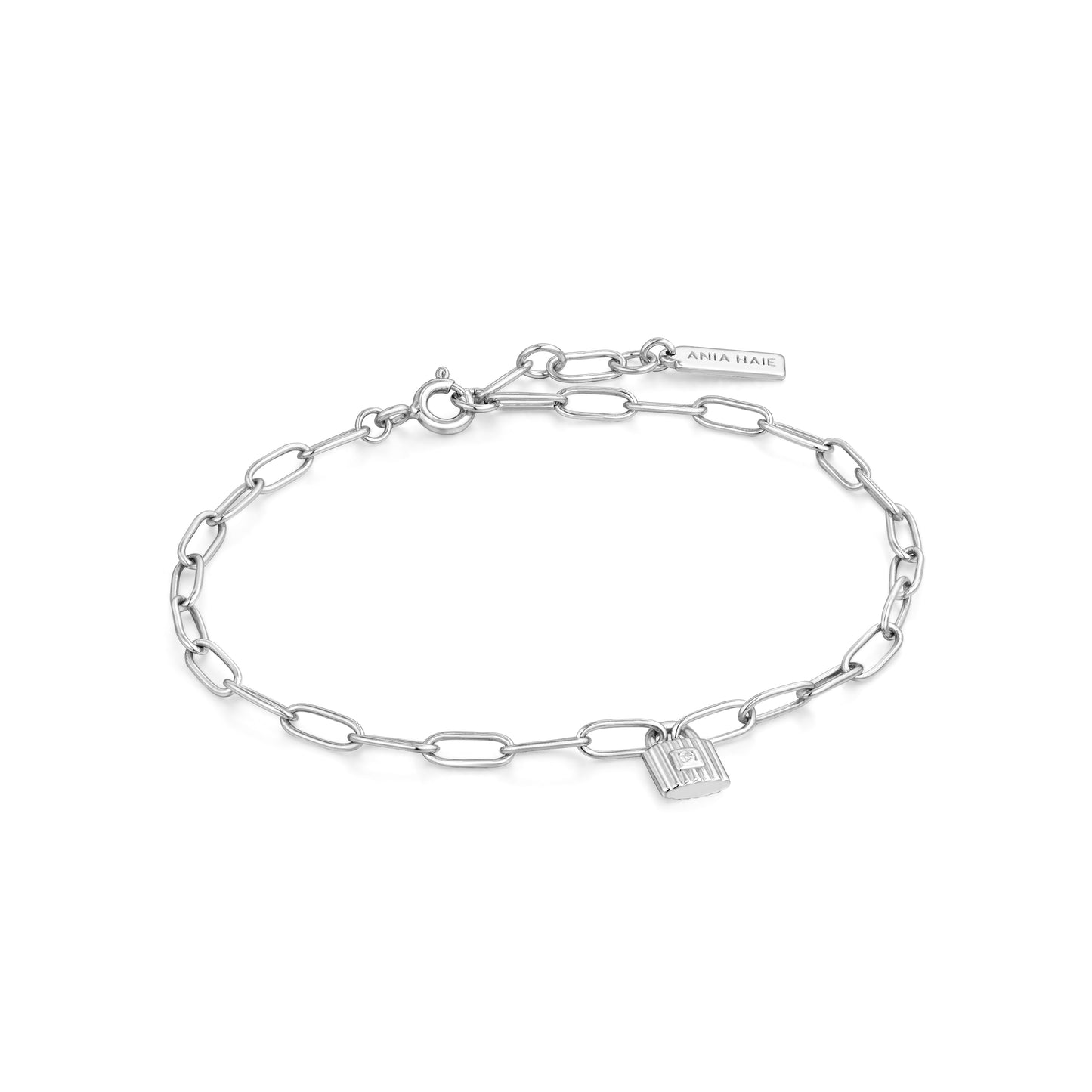 Ania Haie Under Lock & Key Chain Padlock Bracelet