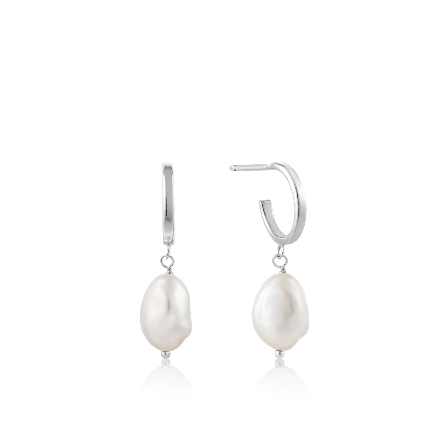 Ania Haie Pearl Mini Hoop Earrings