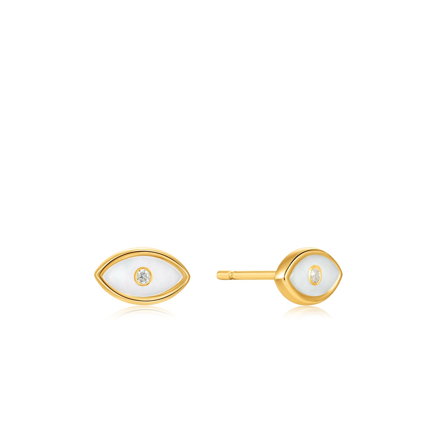 Ania Haie Wild Soul Evil Eye Gold Stud Earrings