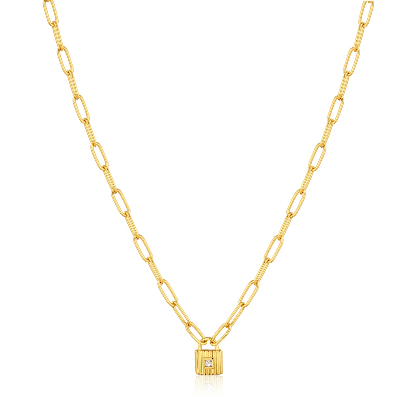 Ania Haie Under Lock & Key Chain Padlock Necklace