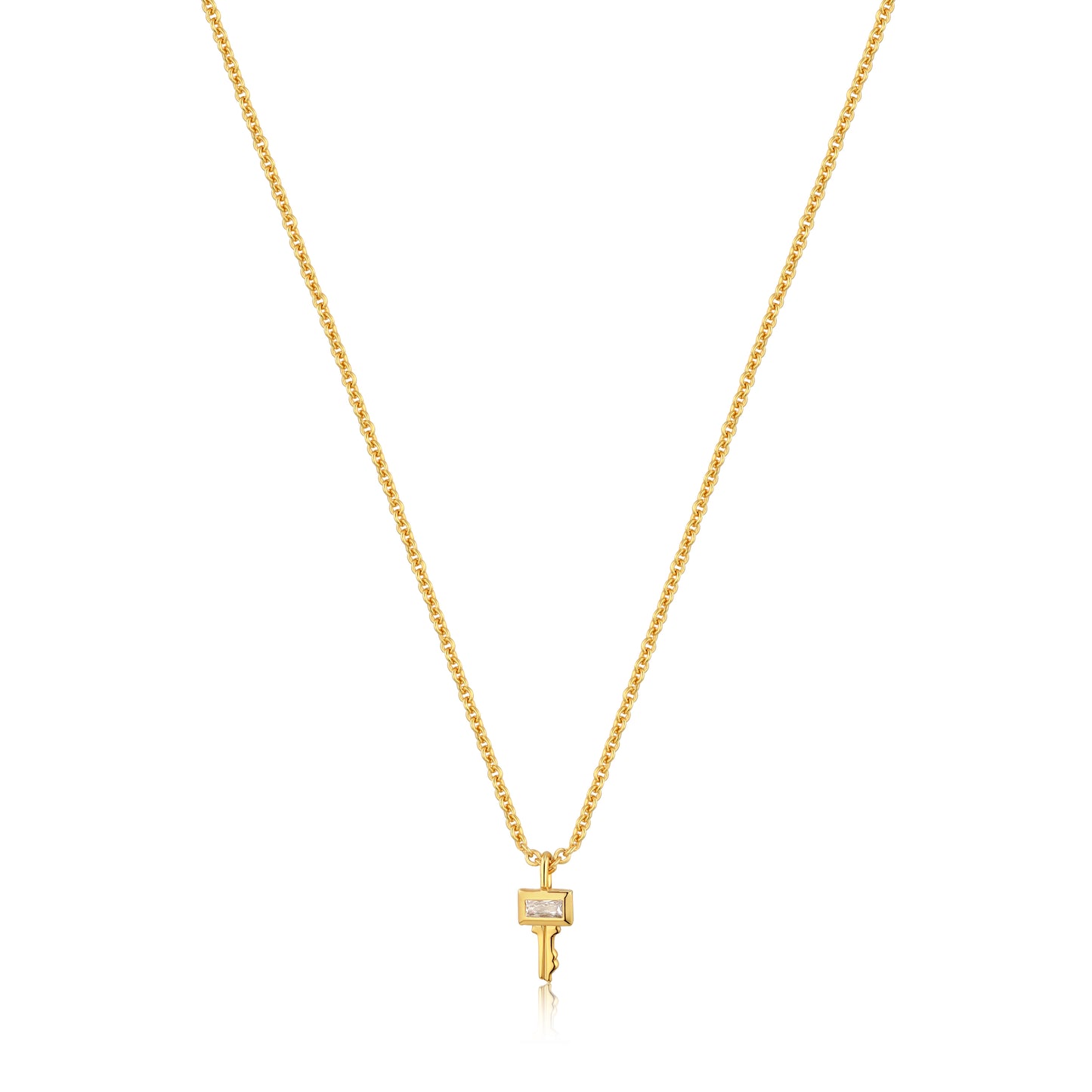 Ania Haie Under Lock & Key Gold Key Necklace