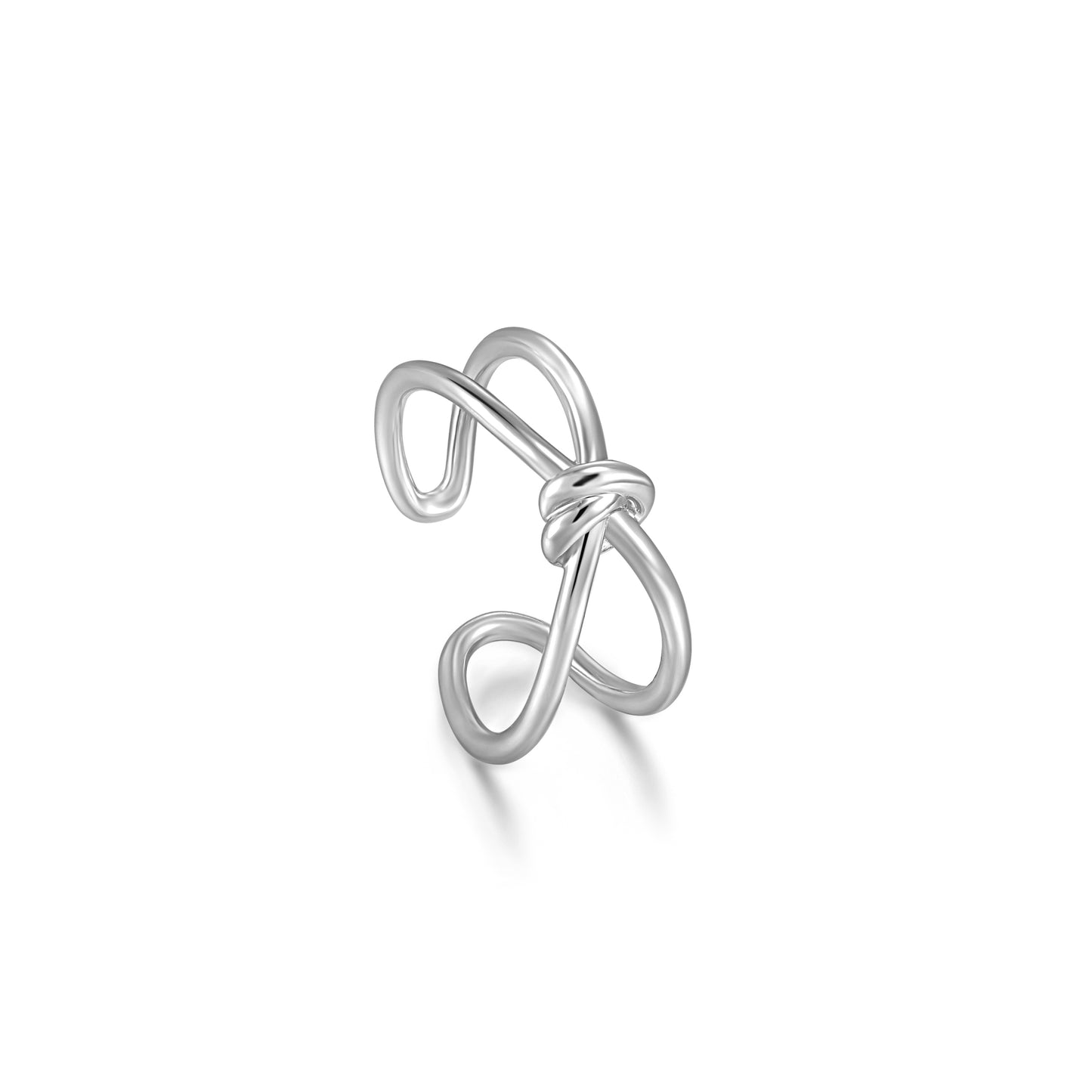 Ania Haie Forget Me Knot Double Band Adjustable Ring