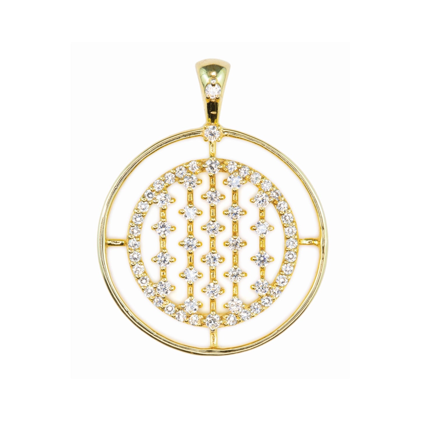 Vous Creations 9ct Yellow Gold Diamond Pendant