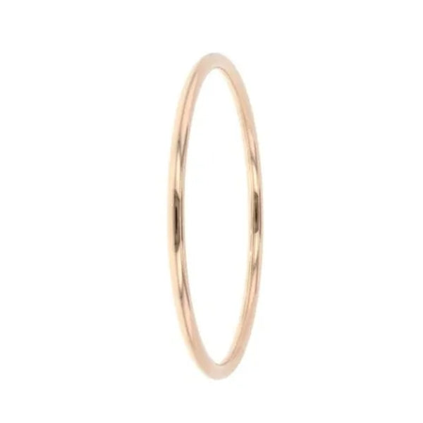 9ct Rose Gold Silver Filled 3mm Golf Bangle