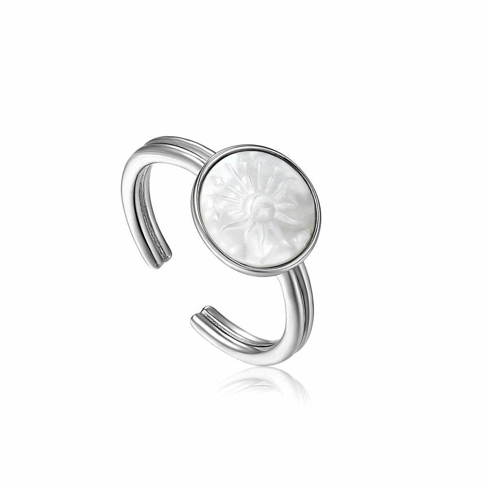 Ania Haie Wild Soul Sunbeam Emblem Adjustable Ring