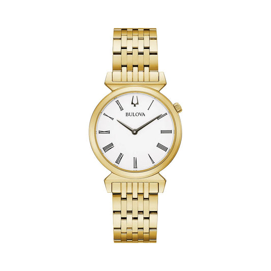 Bulova Classic Gold-Tone Ladies Watch