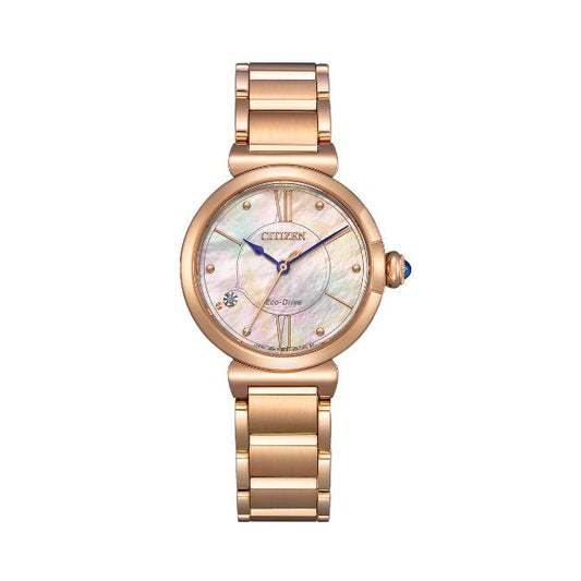 Citizen Eco-Drive Rose Gold Tone Ladies Watch