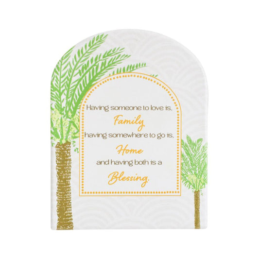 Family Home Blessing Plaque