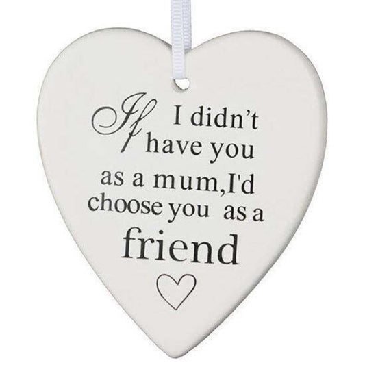 Hanging Heart Mum Friend
