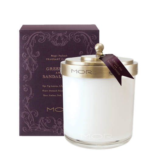 Scented Home Library Green Fig and Sandalwood Fragrant Candle
