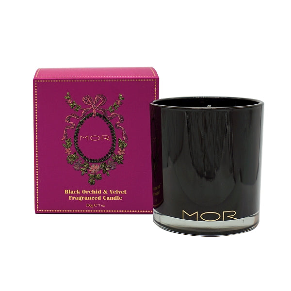MOR Black Orchid & Velvet Fragrant Candle 200g