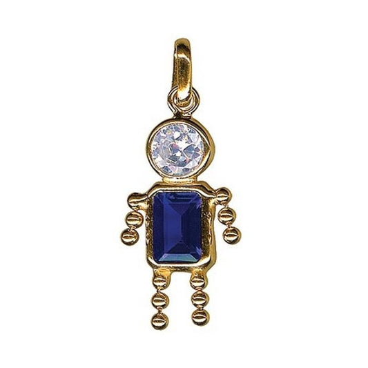 9ct Yellow Gold Gem Baby Boy