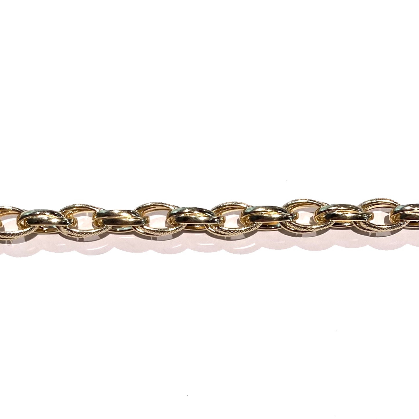 9ct Yellow Gold Chain Link Bracelet