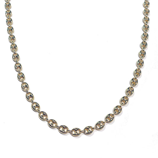 9ct Yellow Gold Hollow 45cm Necklace
