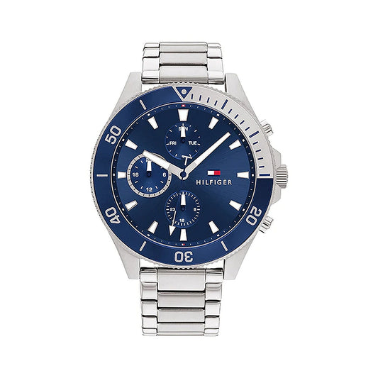 Tommy Hilfiger Larson Blue and Stainless Steel Gents Watch