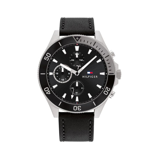 Tommy Hilfiger Larson Leather Band Gents Watch