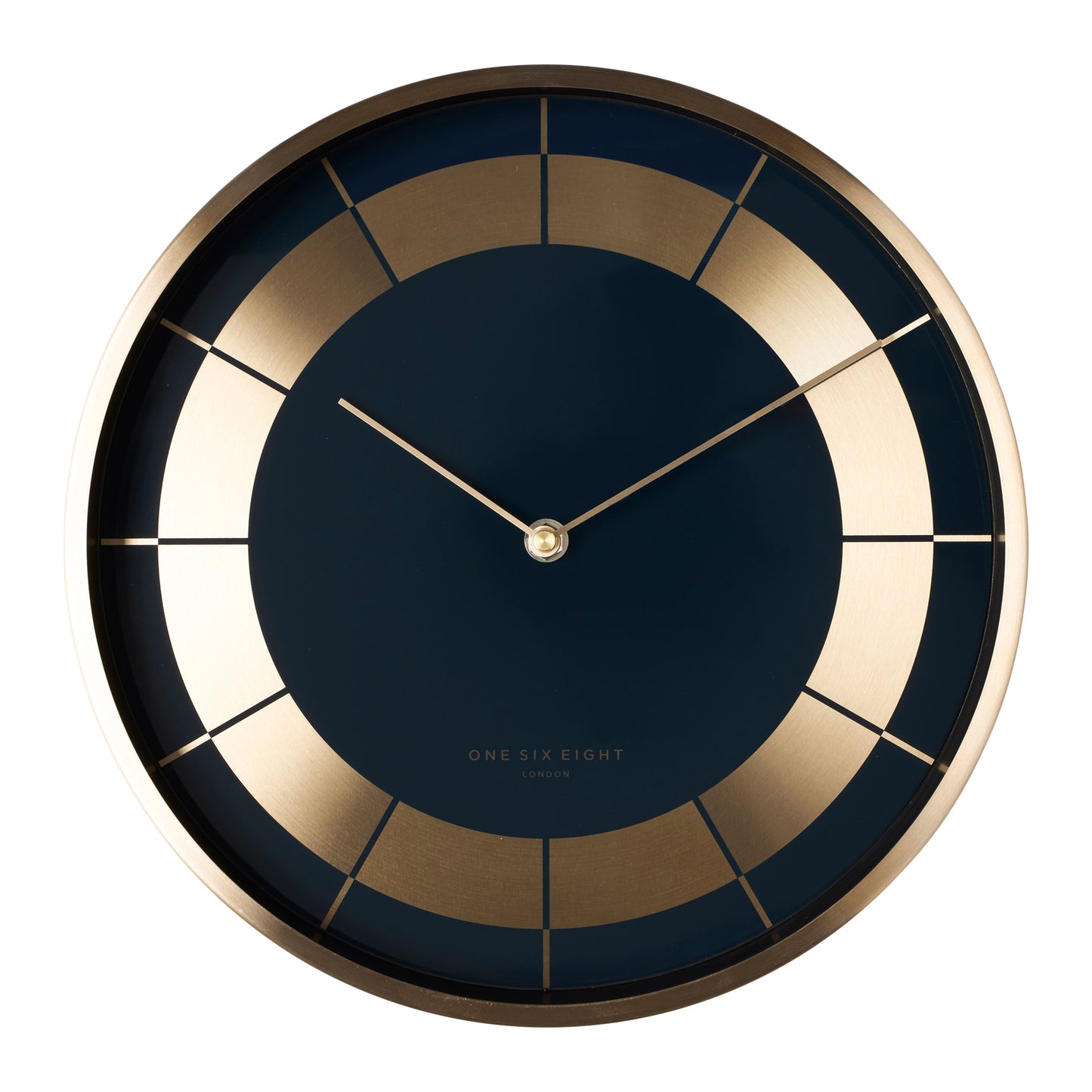 Arlo 30cm Navy Blue Silent Wall Clock