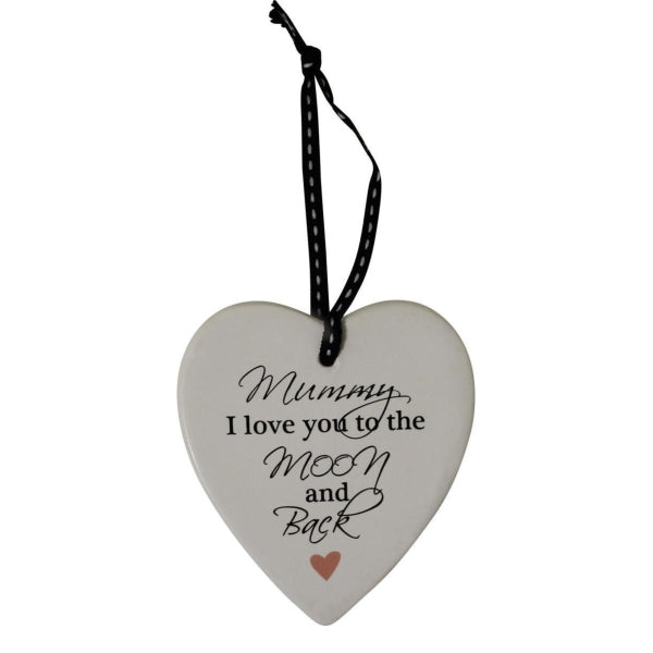 Hanging Heart Mummy Moon and Back