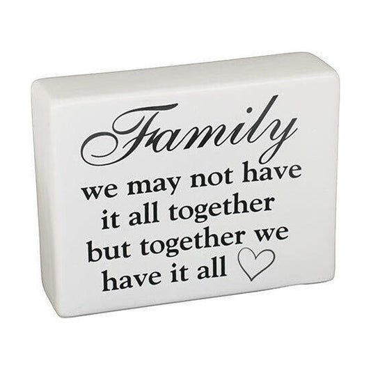 Family Ceramic Sign