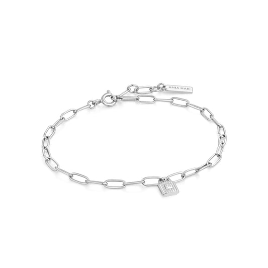 Ania Haie Under Lock & Key Chain Padlock Bracelet