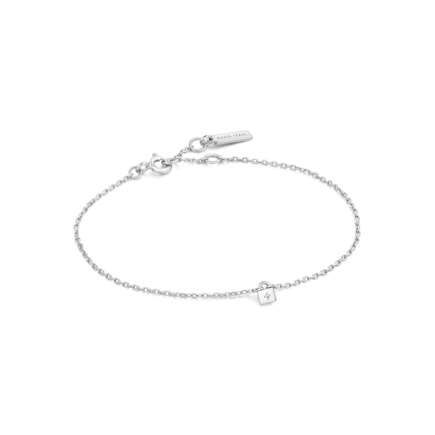 Ania Haie Under Lock & Key Silver Padlock Bracelet