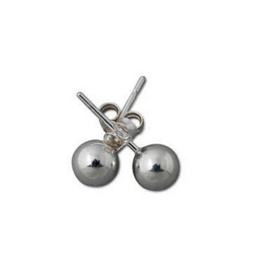 Von Treskow Sterling Silver Ball Stud Earrings