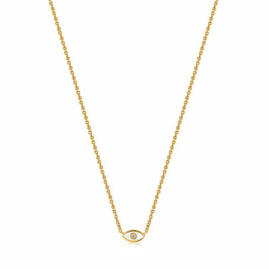 Ania Haie Wild Soul Evil Eye Gold Necklace