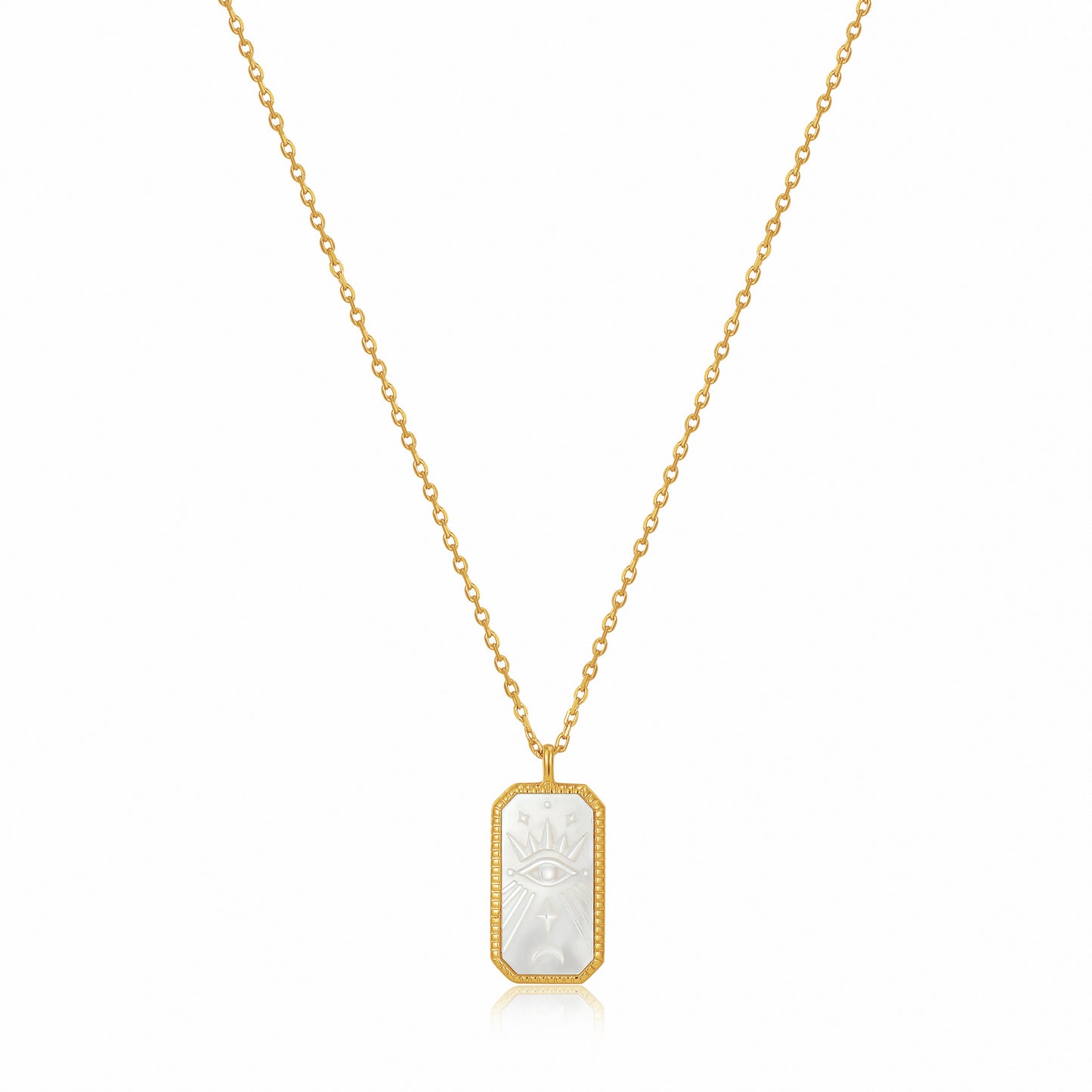 Ania Haie Wild Soul Evil Eye Gold Pendant Necklace