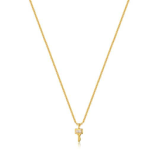 Ania Haie Under Lock & Key Gold Key Necklace