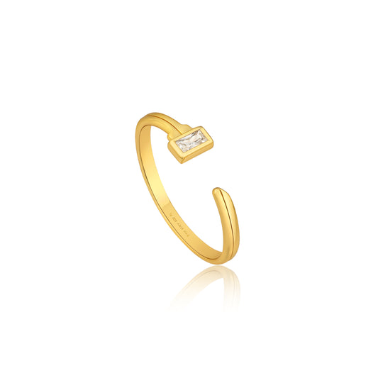 Ania Haie Under Lock & Key Gold Key Adjustable Ring
