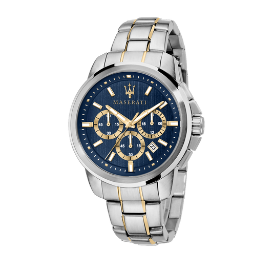 Maserati Successo 45mm Blue Watch