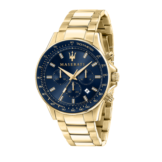 Maserati Sfida Gold Chronograph Watch