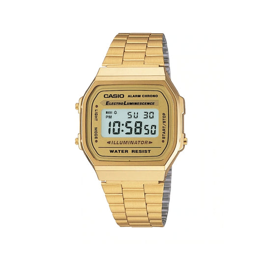 Casio Vintage Digital Gold Tone Gents Watch
