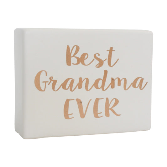 Best Grandma Ceramic Sign