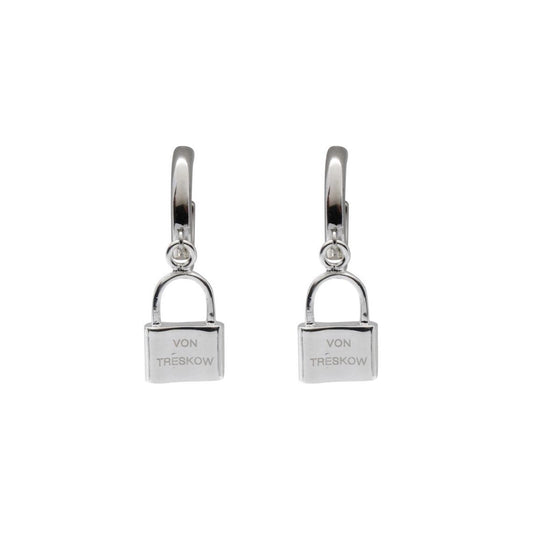 Von Treskow Huggie Hoop Earrings with VT Lock