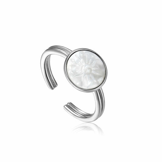 Ania Haie Wild Soul Sunbeam Emblem Adjustable Ring
